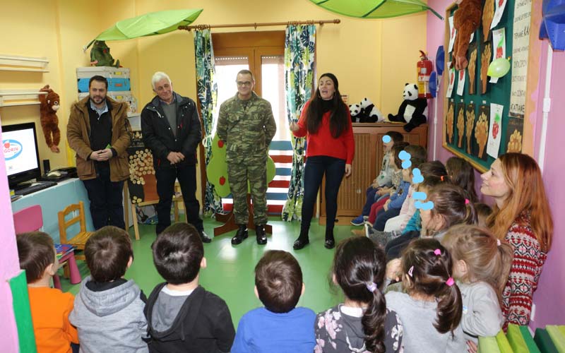 Ενημερωτική επίσκεψη Ζαγορίν 1η στρατιά βρεφονηπιακός σταθμός