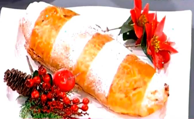 Χριστουγεννιάτικο Strudel